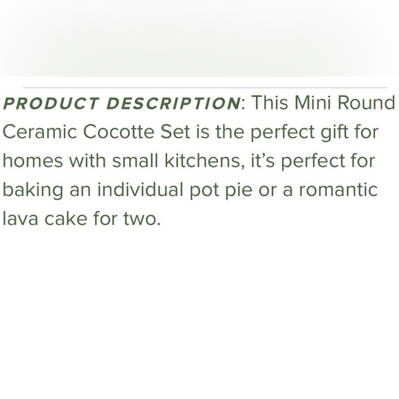 NWT. Brocc Your Body Cocotte Set - Picture 4 of 9